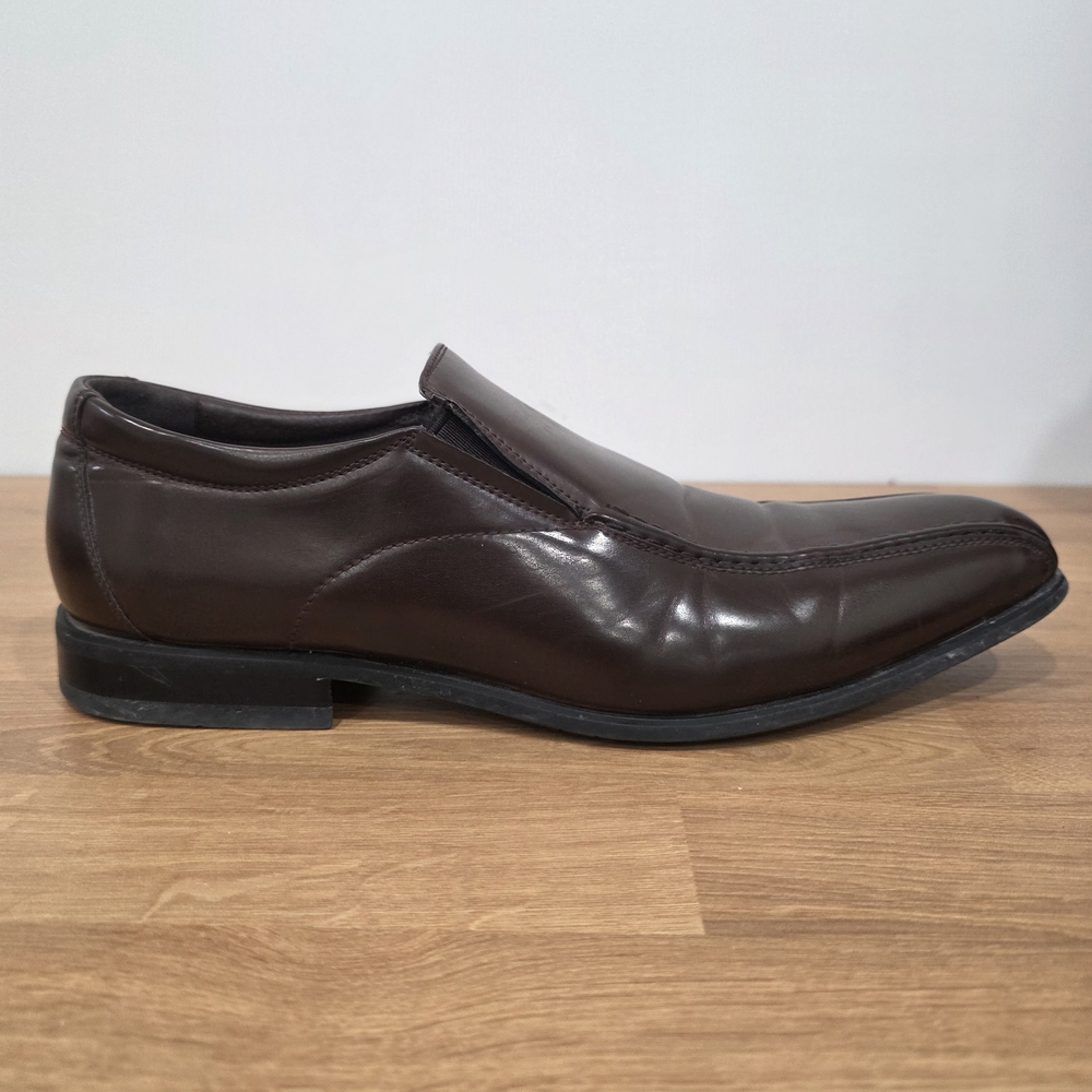 Unlisted by Kenneth Cole brown slip-on dress shoes - Men's size 10US
